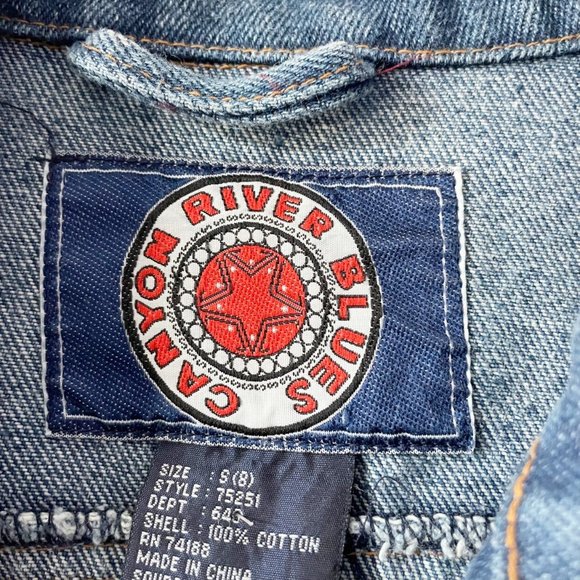 Vintage Canyon River Blues Denim Jacket | Size 8 - Picture 9 of 10